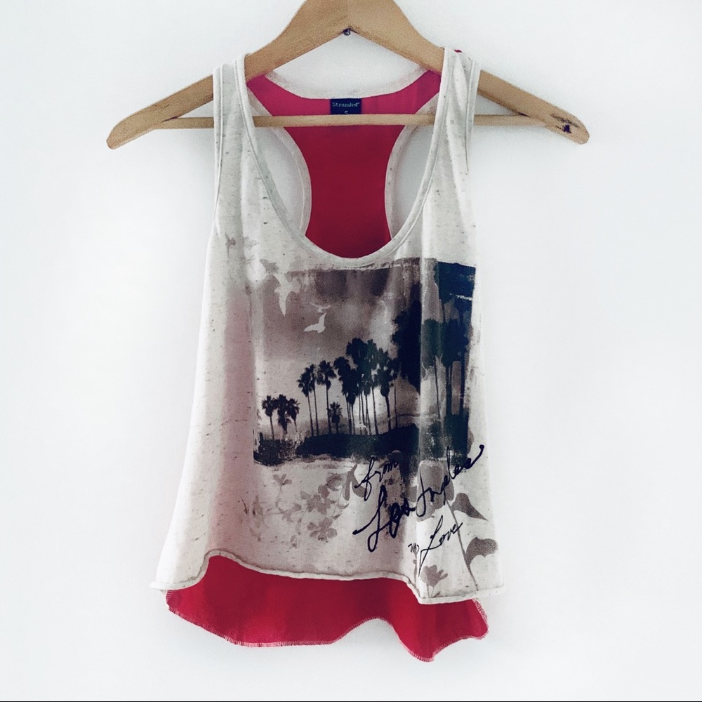 Stranded Tank Top “From Los Angeles with Love” S